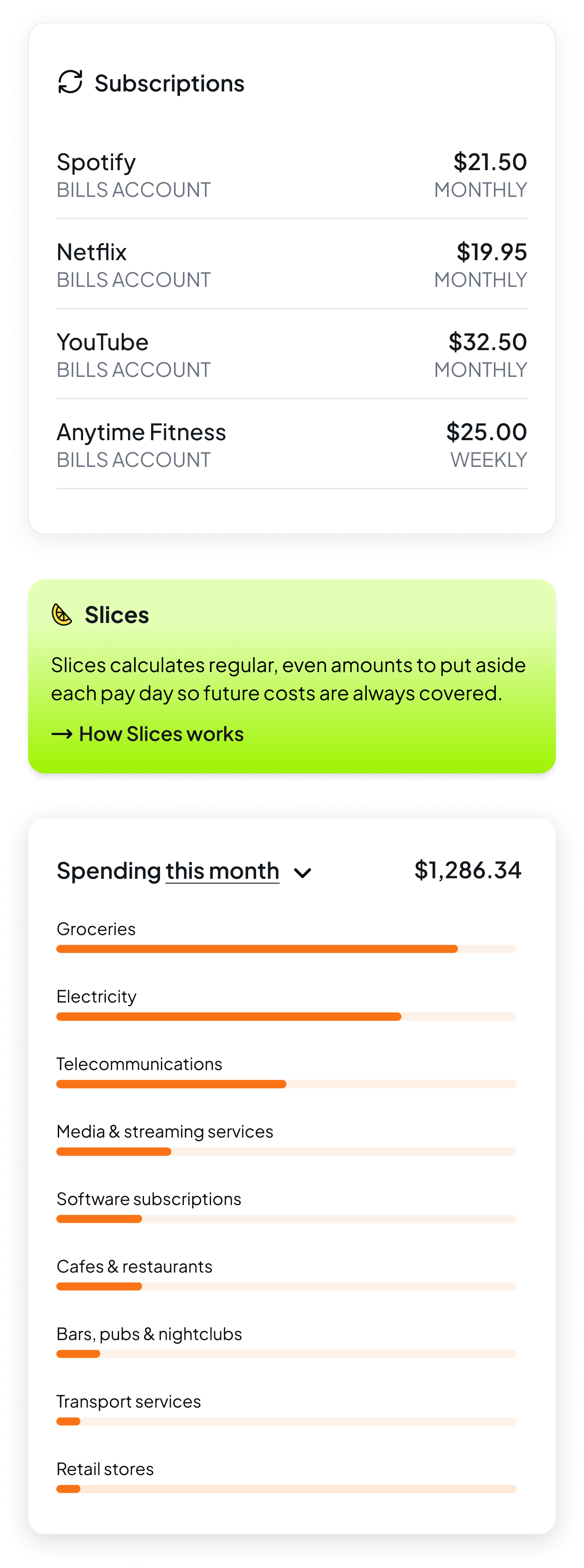 Smoothy budgeting app showing expenses, cash balance, and safe to spend
